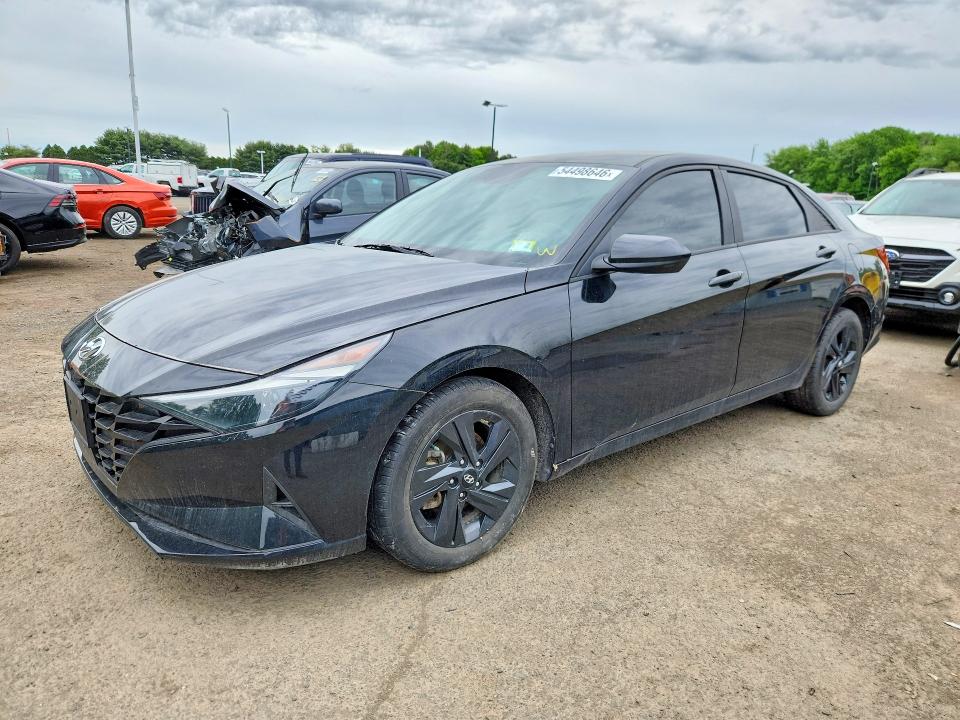 2022 Hyundai Elantra VIN KMHLS4AG6NU317903 COPART salvage auction — REAR END, Vt - Cert Of Title-Salvage Vehicle, sold $6,500 on 2026-07-30 (photo 1)