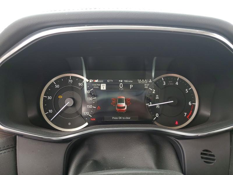 2022 Jaguar F-pace VIN SADCJ2EXXNA701775 COPART salvage auction — FRONT END, Ca - Salvage Certificate, sold $8,400 on 2026-07-17 (photo 9)