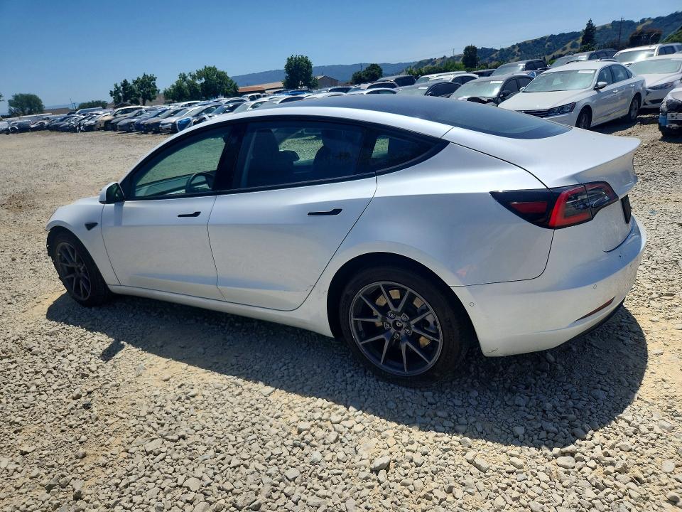 2022 Tesla Model 3 VIN 5YJ3E1EB7NF197899 COPART salvage auction — FRONT END, Ca - Salvage Certificate, sold $10,000 on 2026-07-14 (photo 2)