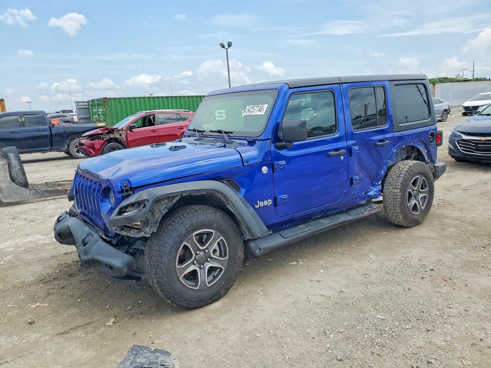 2020 Jeep Wrangler / VIN 1C4HJXDG1LW328867 — COPART salvage auction photo