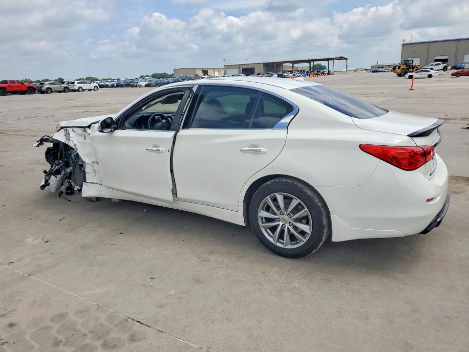 2017 Infiniti VIN JN1EV7AP6HM738260 COPART salvage auction — FRONT END, Tx - Salvage Vehicle Title, sold $2,000 on 2026-07-23 (photo 2)