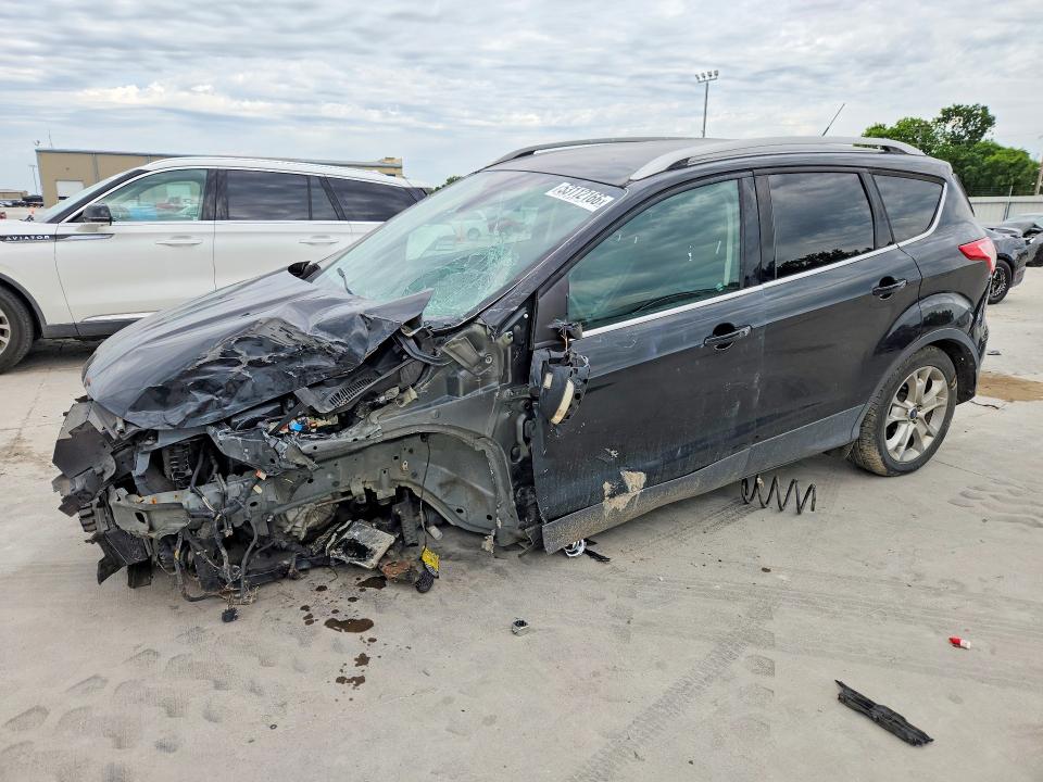 2015 Ford Escape VIN 1FMCU0JX0FUA07038 COPART salvage auction — FRONT END, Tx - Salvage Vehicle Title, sold $500 on 2026-07-09 (photo 1)