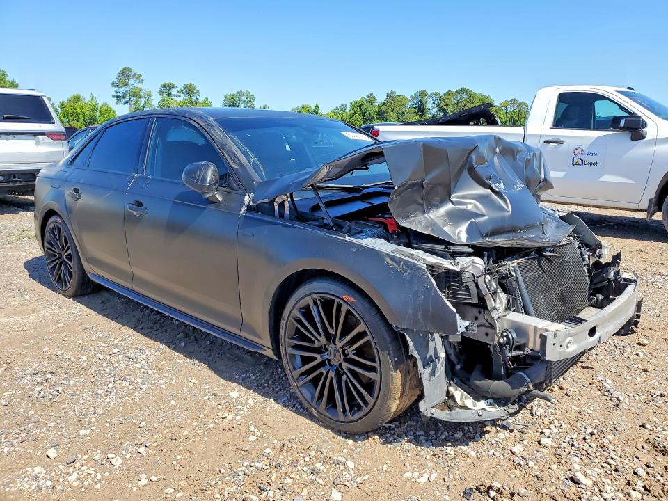2018 Audi A4 VIN WAULMAF4XJA233085 COPART salvage auction — FRONT END, Tx - Salvage Vehicle Title, sold $2,250 on 2026-09-04 (photo 4)