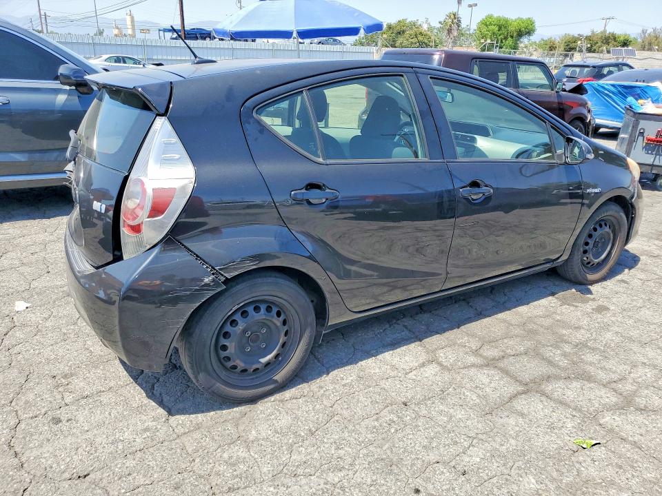2012 Toyota VIN JTDKDTB34C1525132 COPART salvage auction — REAR END, Ca - Salvage Certificate, sold $525 on 2026-07-09 (photo 3)