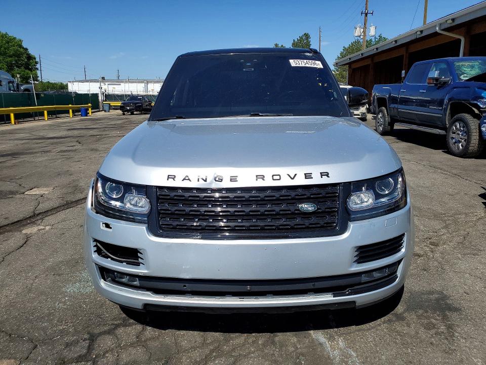 2017 Land rover RANGE ROVER VIN SALGS5FE0HA347304 COPART salvage auction — SIDE, Co - Public - Salvage Title, sold $7,900 on 2026-08-01 (photo 5)