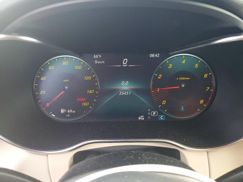 2022 Mercedes-benz VIN W1N0G8EB7NG119661 COPART salvage auction — FRONT END, Ca - Salvage Certificate, sold $15,900 on 2026-07-13 (photo 9)