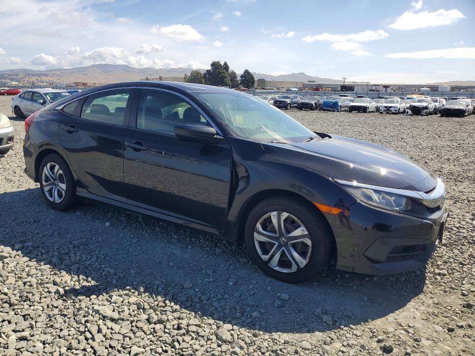 2017 Honda VIN 19XFC2F54HE203590 COPART salvage auction — FRONT END, Ca - Salvage Certificate, sold $2,550 on 2026-07-02 (photo 4)
