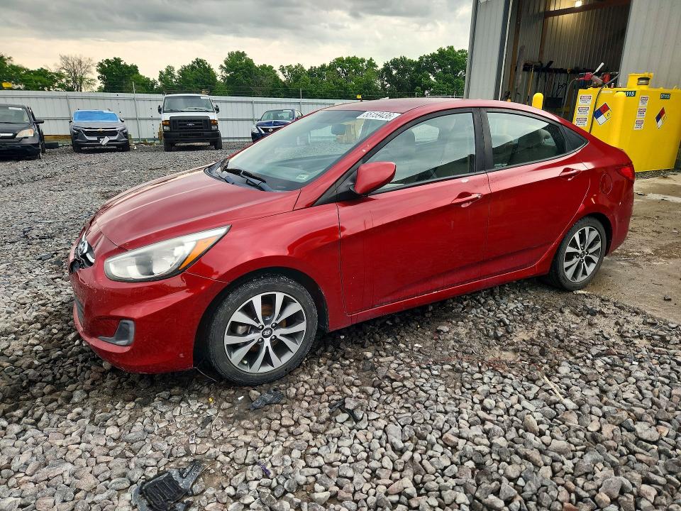 2017 Hyundai Accent VIN KMHCT4AE2HU374972 COPART salvage auction — ALL OVER, Mo - Salvage Certificate Of Title, sold $70 on 2026-07-21 (photo 1)