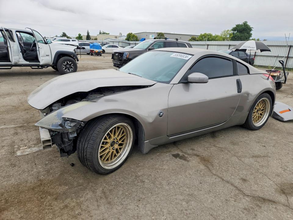 2007 Nissan 350z VIN JN1BZ34E87M551871 COPART salvage auction — FRONT END, Ca - Salvage Certificate, sold $400 on 2026-07-06 (photo 1)