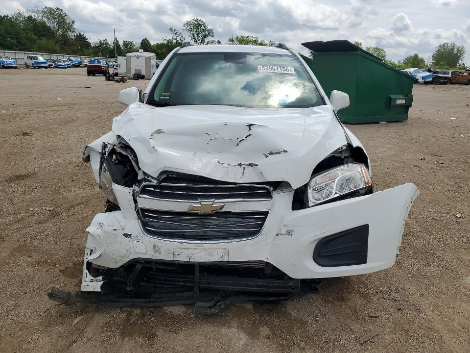 2015 Chevrolet Trax VIN KL7CJLSB3FB206319 COPART salvage auction — FRONT END, Il - Salvage Certificate, sold $500 on 2026-07-07 (photo 5)