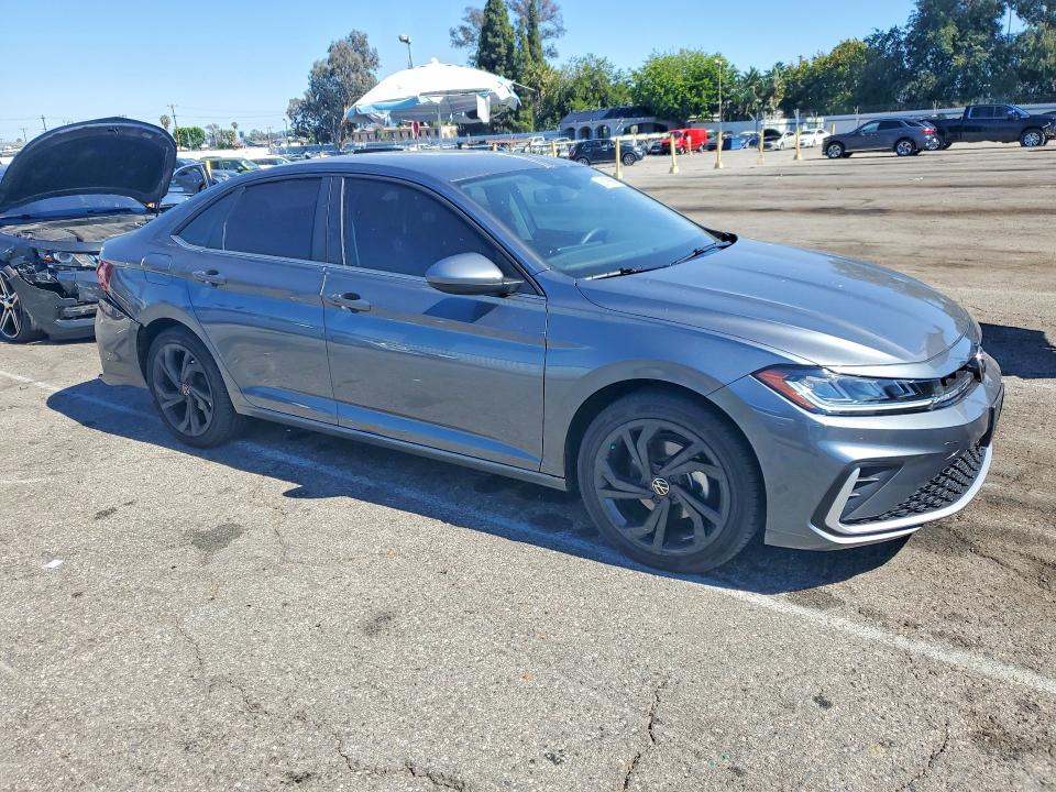 2025 Volkswagen Jetta VIN 3VWEX7BU0SM027867 COPART salvage auction — REAR END, Ca - Salvage Certificate, sold $11,500 on 2026-07-02 (photo 4)