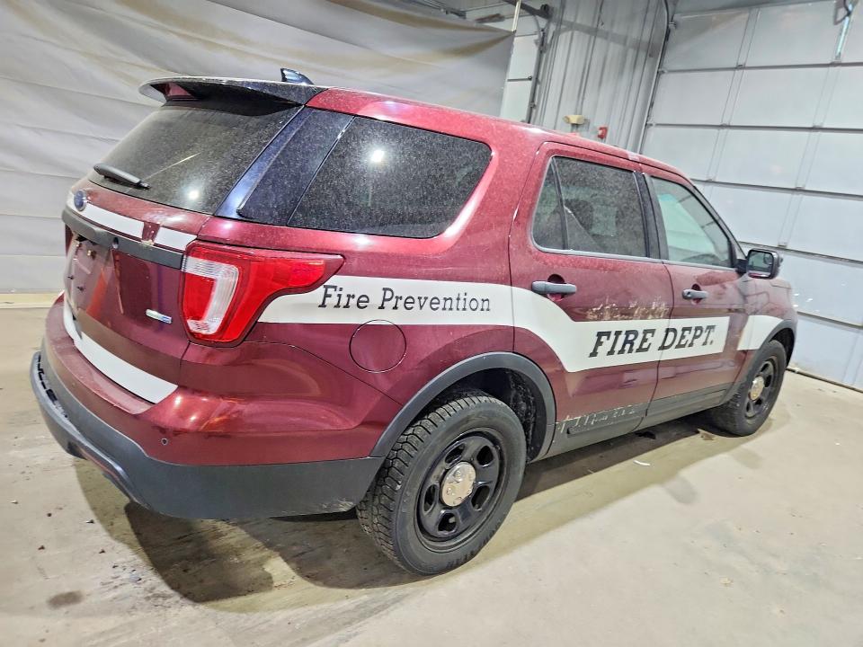 2016 Ford Explorer VIN 1FM5K8AR0GGC92483 COPART salvage auction — REAR END, Nh - Cert Of Title-Salvage, sold $2,100 on 2026-07-02 (photo 3)