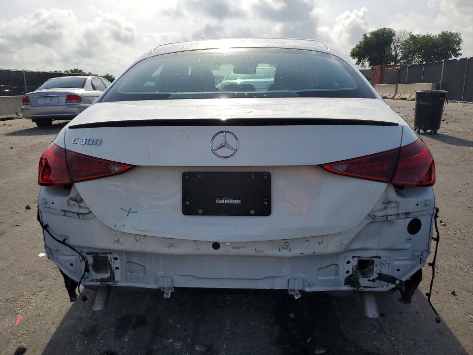 2022 Mercedes-benz C-klasse VIN W1KAF4GB9NR065794 COPART salvage auction — REAR END, FL - CERT OF TITLE SLVG REBUILDABLE, sold $16,700 on 2026-07-23 (photo 6)