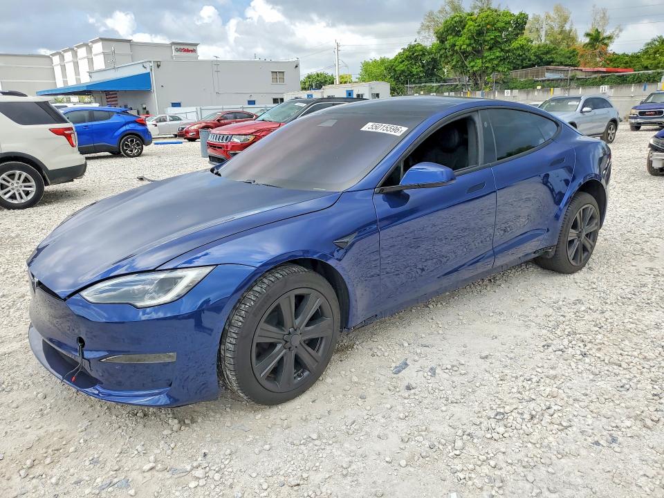 2022 Tesla VIN 5YJSA1E58NF488140 COPART salvage auction — WATER/FLOOD, Fl - Cert Of Title-Slvg Rebld Flood, sold $16,600 on 2026-07-14 (photo 1)