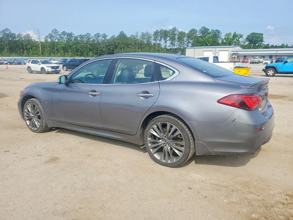 2019 Infiniti Q70 VIN JN1BY1AR6KM585685 COPART salvage auction — SIDE, Sc - Cert Of Title-Salvage, sold $4,250 on 2026-07-06 (photo 2)