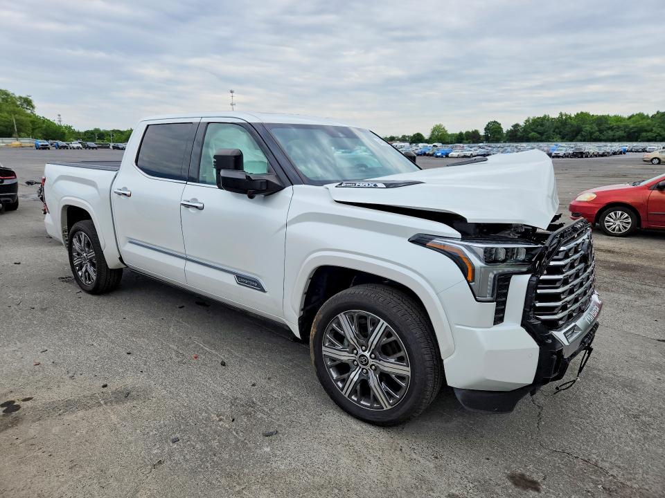 2023 Toyota Tundra VIN 5TFVC5DB3PX022632 COPART salvage auction — FRONT END, Nj - Cert Of Title-Salvage, sold $9,400 on 2026-07-28 (photo 4)
