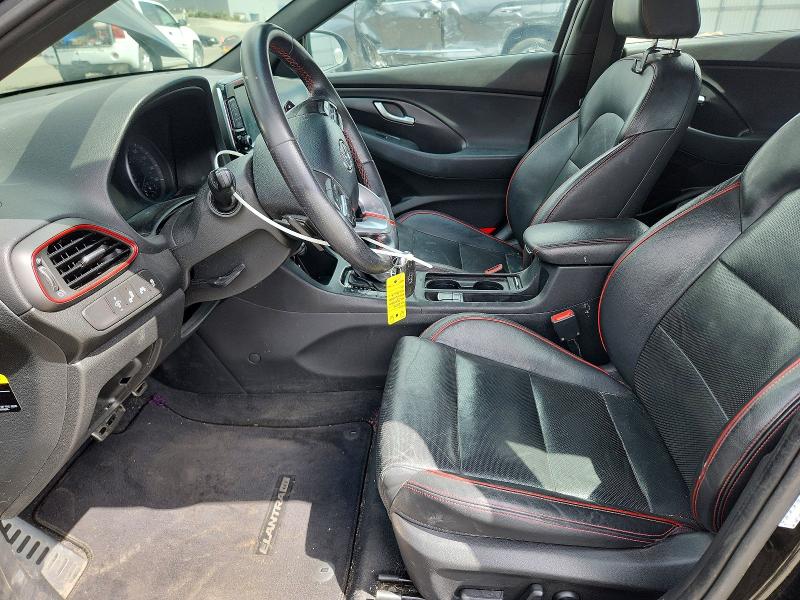 2018 Hyundai Elantra VIN KMHH55LC7JU008738 COPART salvage auction — FRONT END, Nv - Salvage Title, sold $2,150 on 2026-07-16 (photo 7)