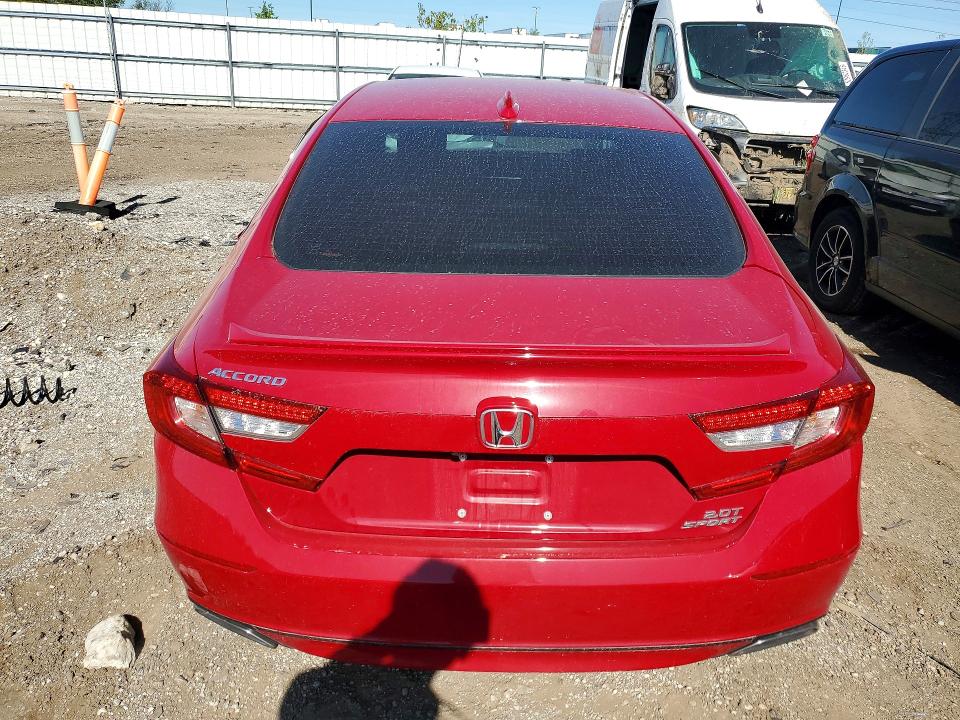 2020 Honda Accord VIN 1HGCV2F30LA026058 COPART salvage auction — REAR END, IL - SALVAGE CERTIFICATE, sold $9,600 on 2026-07-28 (photo 6)