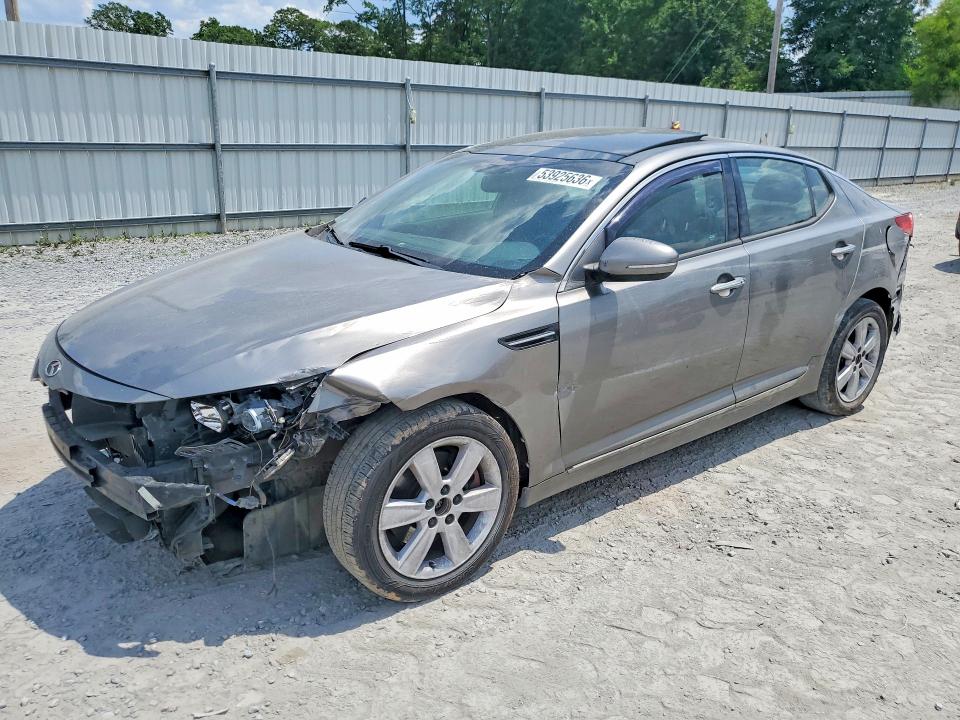 2013 Kia Optima VIN 5XXGR4A67DG127542 COPART salvage auction — FRONT END, Nc - Salvage Certificate Of Title, sold $475 on 2026-07-22 (photo 1)