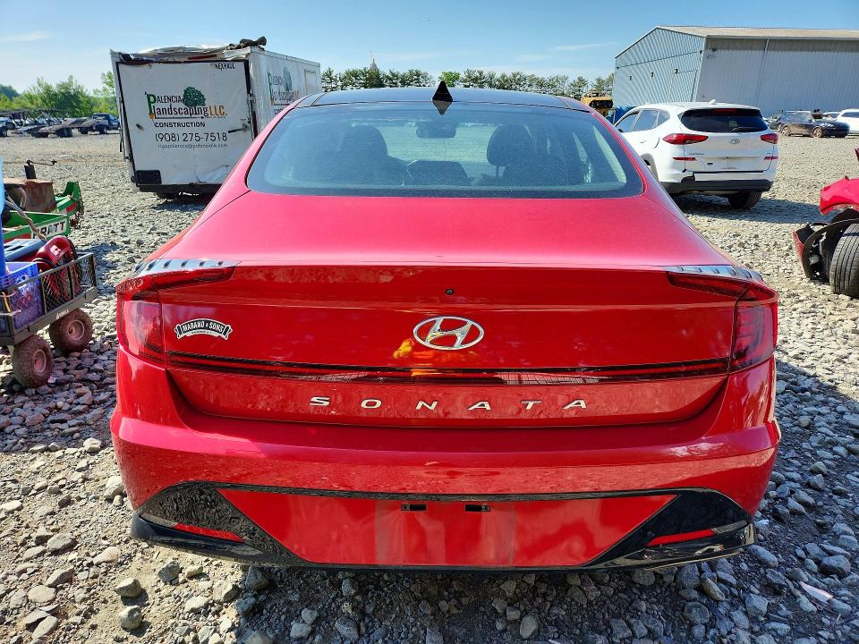2020 Hyundai Sonata VIN 5NPEF4JA1LH052117 COPART salvage auction — SIDE, Nj - Cert Of Title-Salvage, sold $4,000 on 2026-07-22 (photo 6)