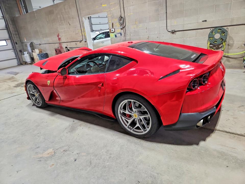 2020 Ferrari 812 superfast VIN ZFF83CLA5L0248623 COPART salvage auction — FRONT END, Mn - Cert Of Title-Salvage, sold $214,000 on 2026-07-30 (photo 2)