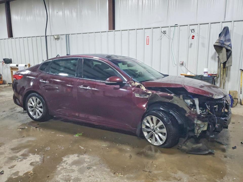 2017 Kia Optima VIN 5XXGU4L3XHG126053 COPART salvage auction — FRONT END, Pa - Certificate Of Salvage, sold $600 on 2026-07-22 (photo 4)