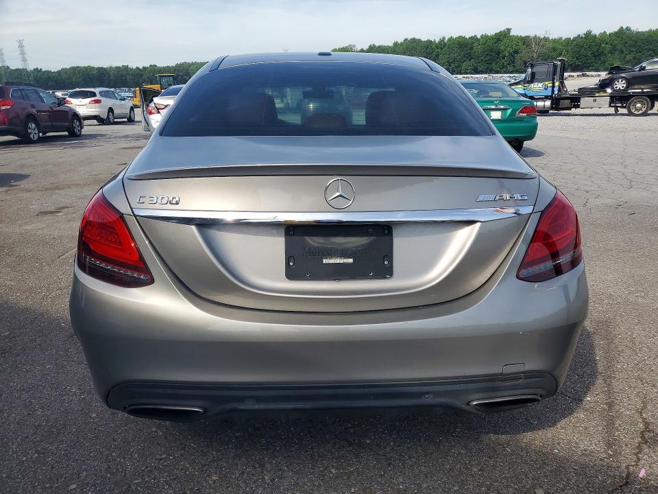2019 Mercedes-benz C-klasse VIN WDDWF8DB4KR484620 COPART salvage auction — FRONT END, TN - SALVAGE CERTIFICATE, sold $8,500 on 2026-07-09 (photo 6)