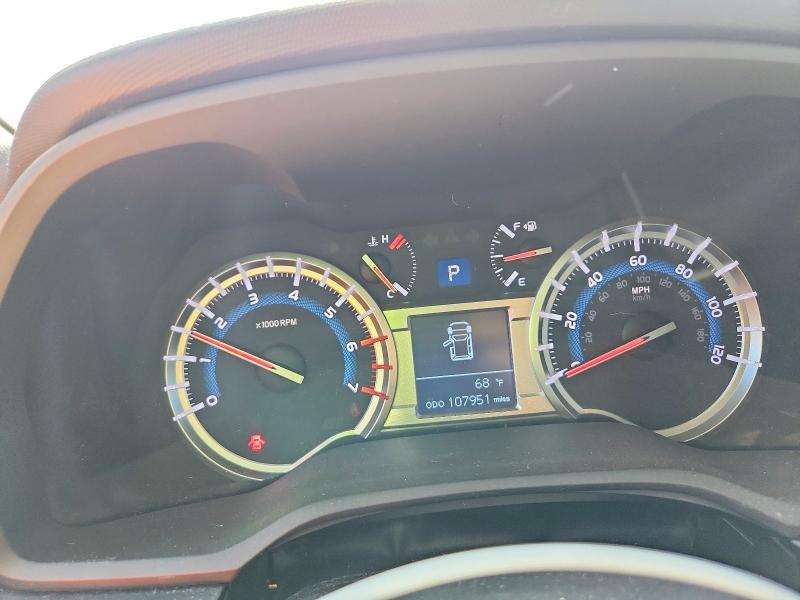 2014 Toyota 4runner VIN JTEBU5JR4E5173985 COPART salvage auction — HAIL, Ks - Cert Of Title-Salvage, sold $13,300 on 2026-07-20 (photo 9)