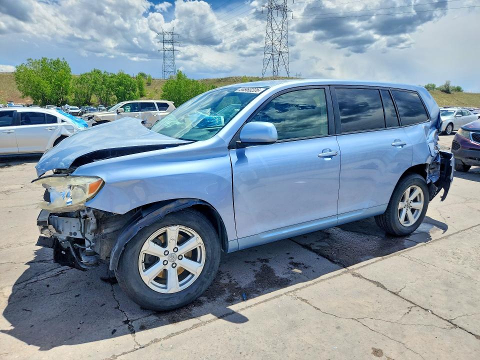 2008 Toyota Highlander VIN JTEES41A382030832 COPART salvage auction — FRONT END, CO - PUBLIC - SALVAGE TITLE, sold $1,350 on 2026-07-27 (photo 1)