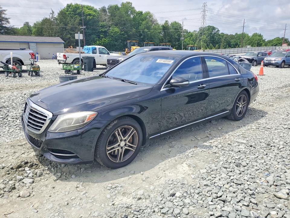2016 Mercedes-benz S class VIN WDDUG8FB5GA205179 COPART salvage auction — REAR END, NC - SALVAGE CERTIFICATE OF TITLE, sold $150 on 2026-07-29 (photo 1)