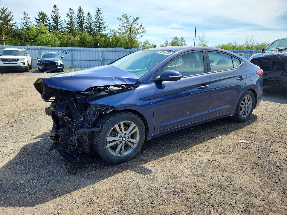 2017 Hyundai Elantra VIN KMHD84LF7HU253608 COPART salvage auction — FRONT END, ON - BILL OF SALE - PARTS ONLY, sold $200 on 2026-07-21 (photo 1)