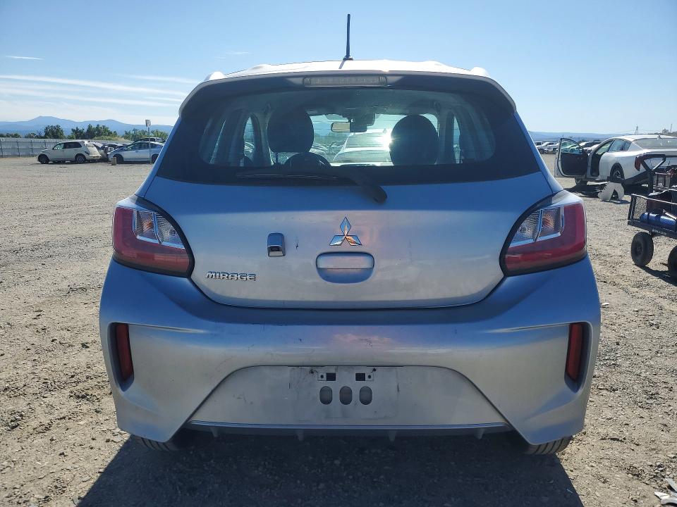 2021 Mitsubishi Mirage VIN ML32AUHJ3MH003012 COPART salvage auction — FRONT END, Ca - Salvage Certificate, sold $1,800 on 2026-07-10 (photo 6)