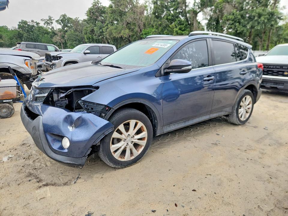 2014 Toyota Rav 4 VIN JTMYFREV0ED035809 COPART salvage auction — FRONT END, Fl - Cert Of Title Slvg Rebuildable, sold $5,200 on 2026-07-14 (photo 1)