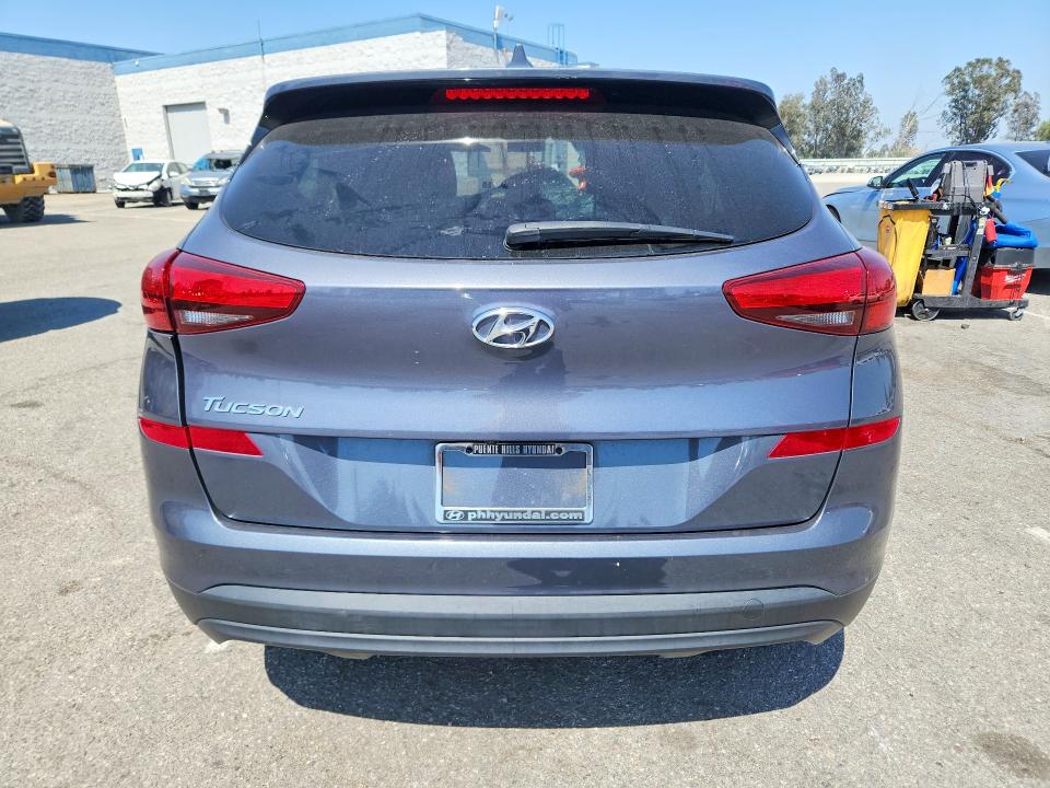 2021 Hyundai Tucson VIN KM8J23A48MU398201 COPART salvage auction — ALL OVER, Ca - Salvage Certificate, sold $1,850 on 2026-07-07 (photo 6)