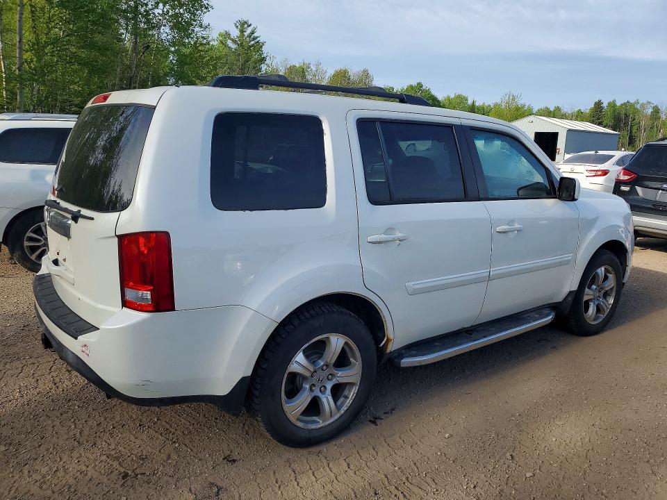 2012 Honda Pilot VIN 5FNYF4H54CB501794 COPART salvage auction — MINOR DENT/SCRATCHES, On - Permit No Brand - Unfit (P), sold $1,200 on 2026-07-03 (photo 3)