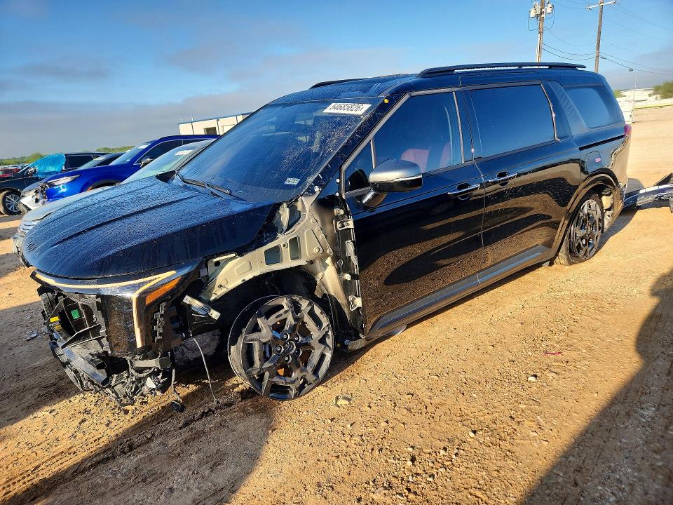 2026 Kia Carnival VIN KNDNE5KA2T6089226 COPART salvage auction — FRONT END, Tx - Salvage Vehicle Title, sold $19,600 on 2026-07-23 (photo 1)