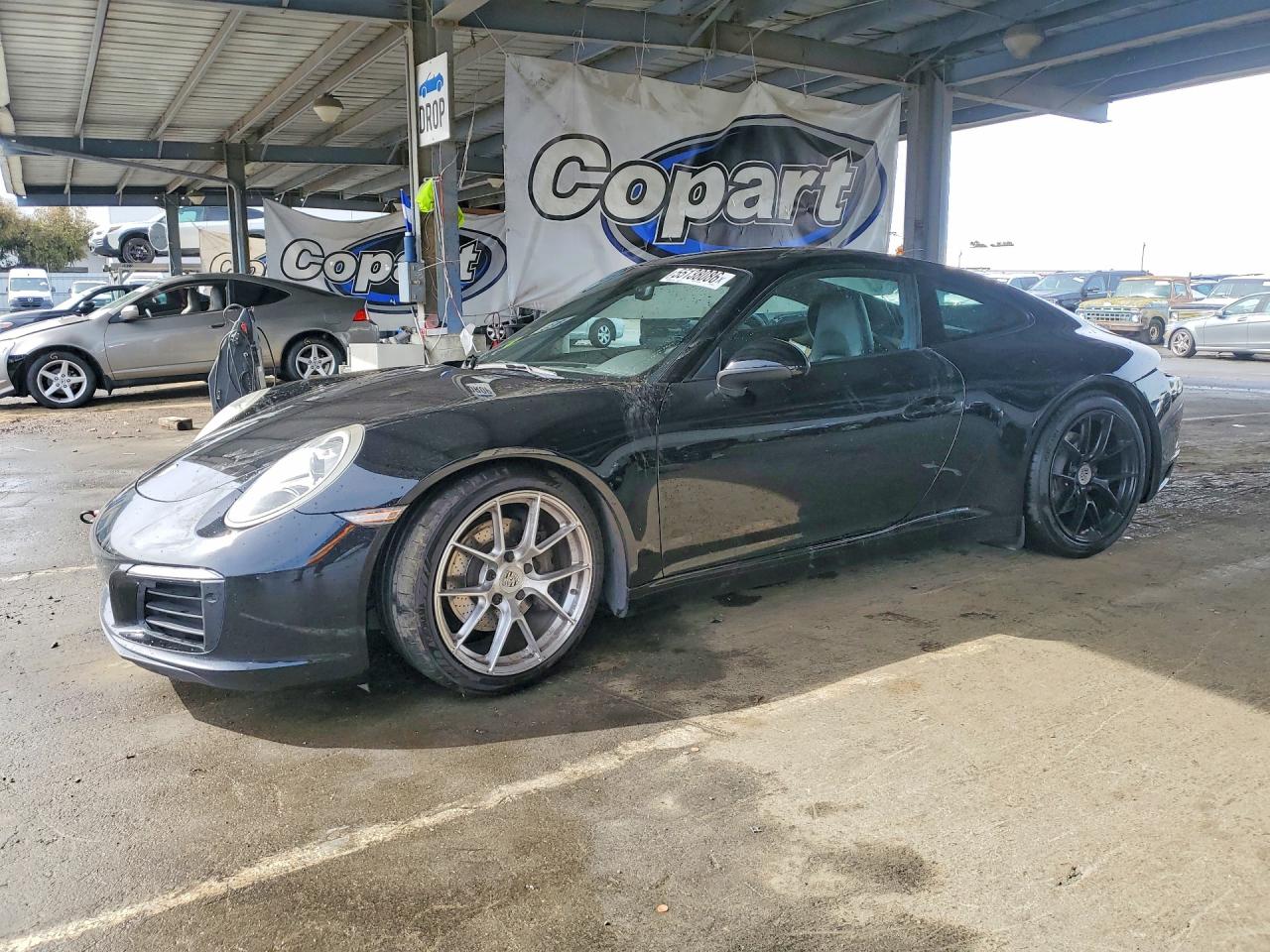 2017 Porsche 911 VIN WP0AA2A91HS108315 COPART salvage auction — Rear End, CA - SALVAGE CERTIFICATE, sold $29,250 on 2026-08-05 (photo 1)