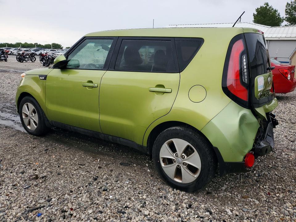 2014 Kia Soul VIN KNDJN2A2XE7040621 COPART salvage auction — REAR END, Ar - Cert Of Title-Salvage, sold $325 on 2026-07-27 (photo 2)