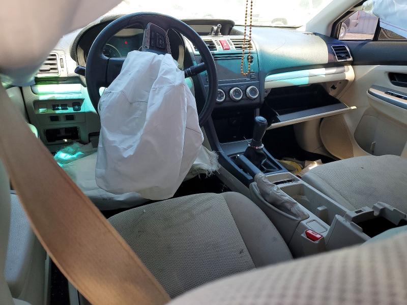 2015 Subaru Impreza VIN JF1GJAA62FG007655 COPART salvage auction — FRONT END, Ca - Salvage Certificate, sold $500 on 2026-07-16 (photo 8)