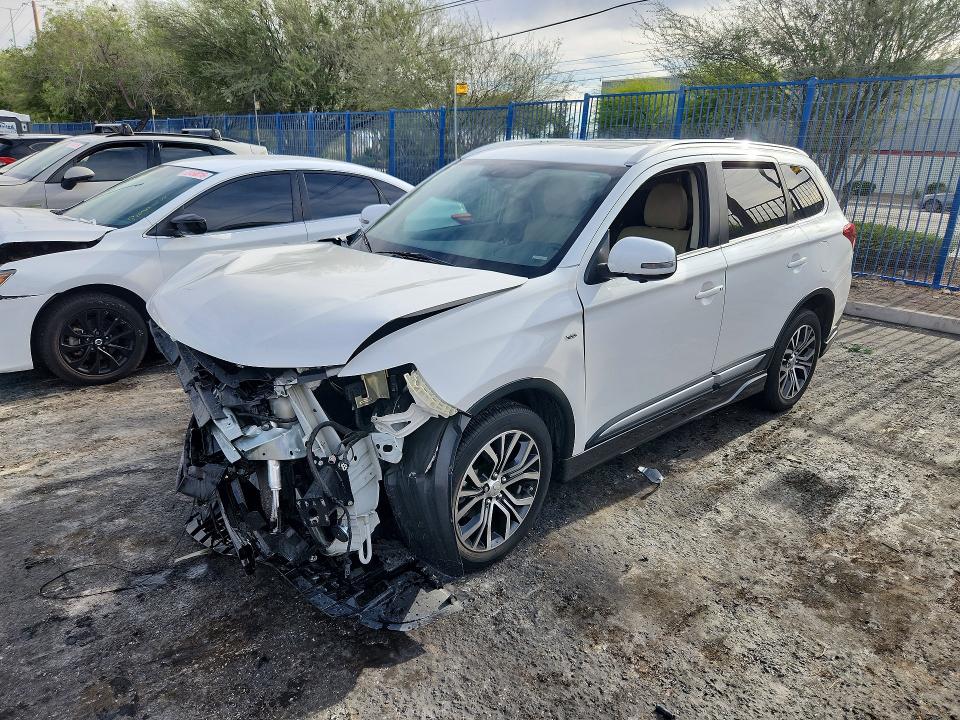 2018 Mitsubishi Outlander VIN JA4JZ4AX1JZ064911 COPART salvage auction — FRONT END, Nv - Salvage Title, sold $425 on 2026-07-23 (photo 1)