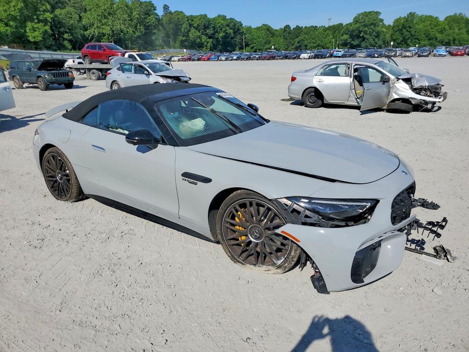 2022 Mercedes-benz Sl-klasse VIN W1KVK8BB8NF001310 COPART salvage auction — FRONT END, Nc - Salvage Certificate Of Title, sold $25,250 on 2026-07-29 (photo 4)