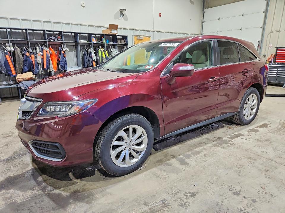 2017 Acura Rdx VIN 5J8TB4H30HL014778 COPART salvage auction — REAR END, Nh - Cert Of Title-Salvage, sold $100 on 2026-07-09 (photo 1)
