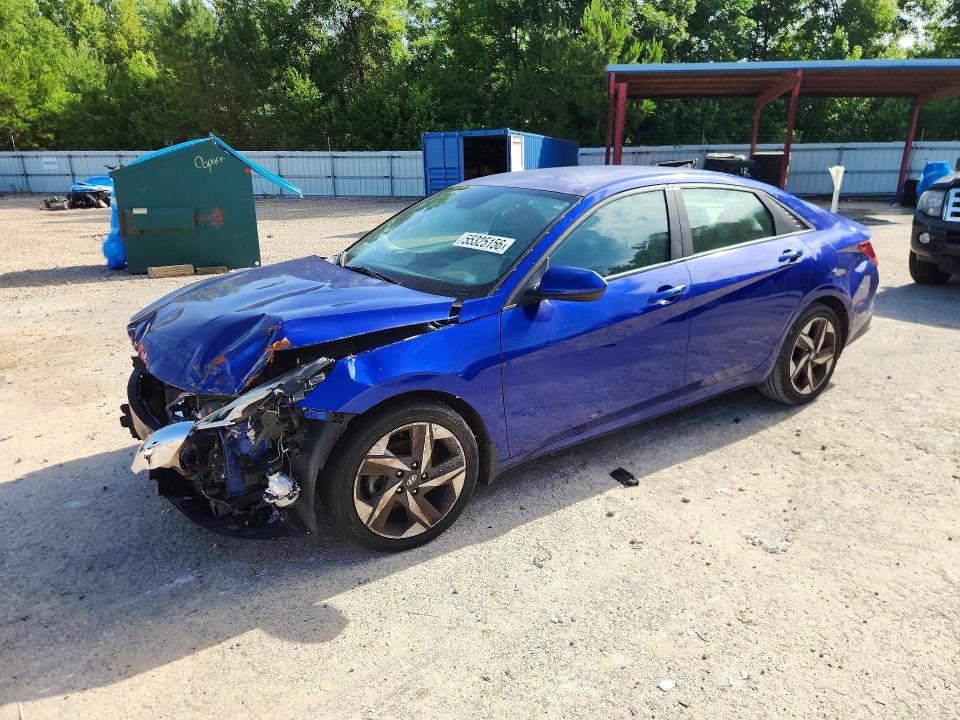 2023 Hyundai Elantra VIN KMHLS4AG1PU401923 COPART salvage auction — FRONT END, Fl - Certificate Of Title, sold $5,500 on 2026-07-06 (photo 1)