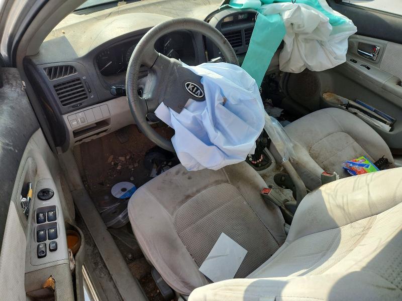 2007 Kia Spectra VIN KNAFE121575384651 COPART salvage auction — FRONT END, Tx - Salvage Vehicle Title, sold $250 on 2026-07-07 (photo 8)