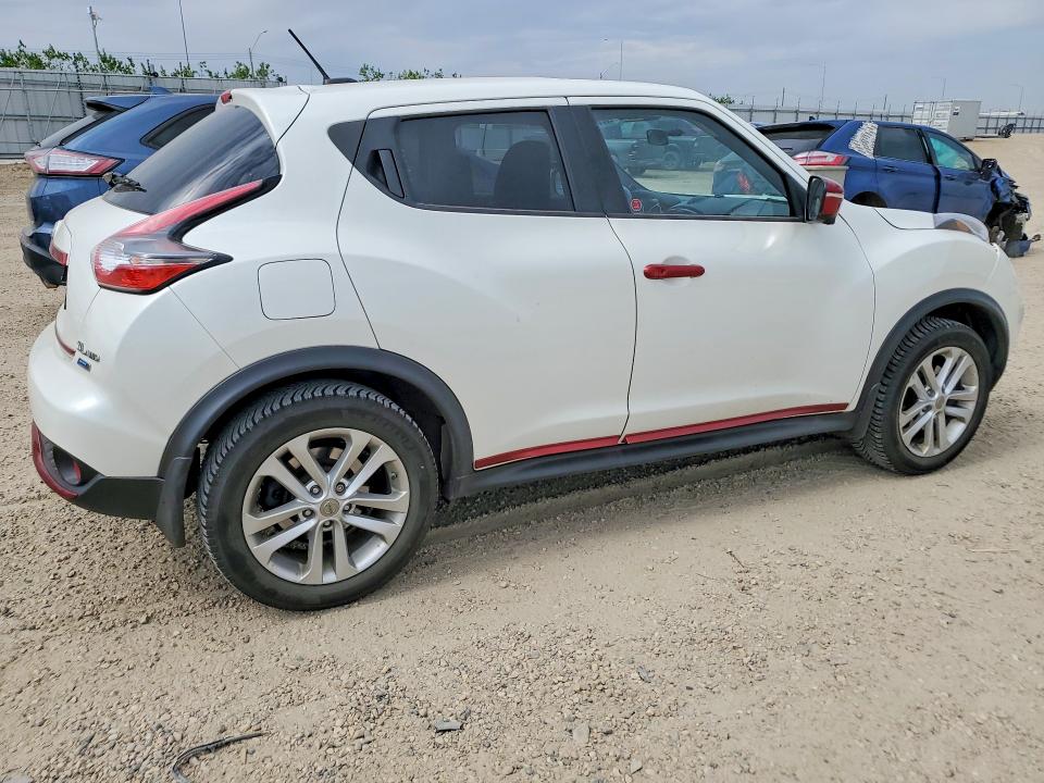 2015 Nissan Juke VIN JN8AF5MV3FT554036 COPART salvage auction — FRONT END, AB - BOS - SALVAGE, sold $1,200 on 2026-07-02 (photo 3)