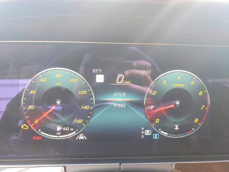 2022 Mercedes-benz E-klasse VIN W1KZF8EB8NB007875 COPART salvage auction — FRONT END, Nc - Salvage Certificate Of Title, sold $19,000 on 2026-07-16 (photo 9)