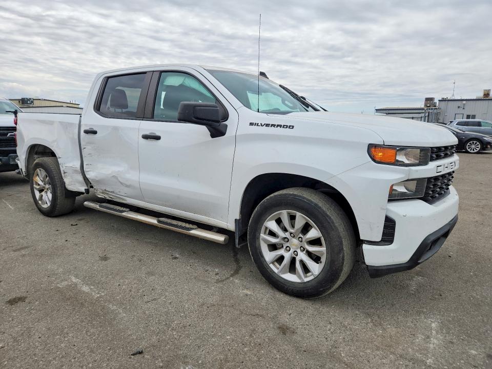 2021 Chevrolet Silverado 1500 VIN 1GCPWBEKXMZ338056 COPART salvage auction — REAR END, Ca - Salvage Certificate, sold $7,900 on 2026-07-29 (photo 4)