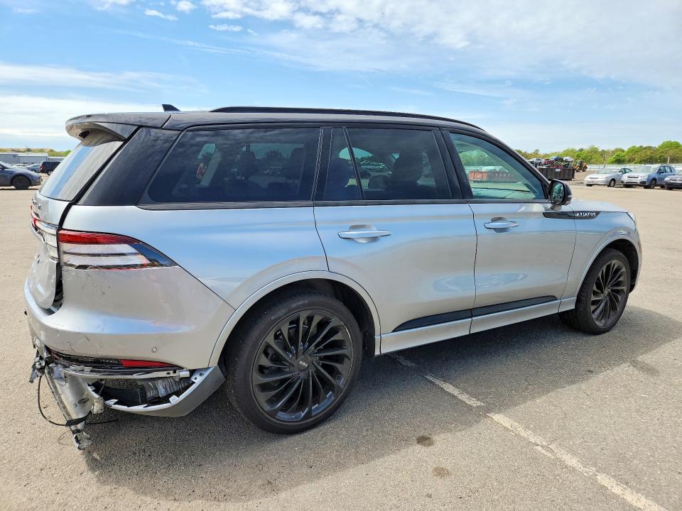 2023 Lincoln Aviator VIN 5LM5J9XC0PGL21358 COPART salvage auction — REAR END, Ny - Mv-907A Salvage Certificate, sold $26,250 on 2026-07-29 (photo 3)