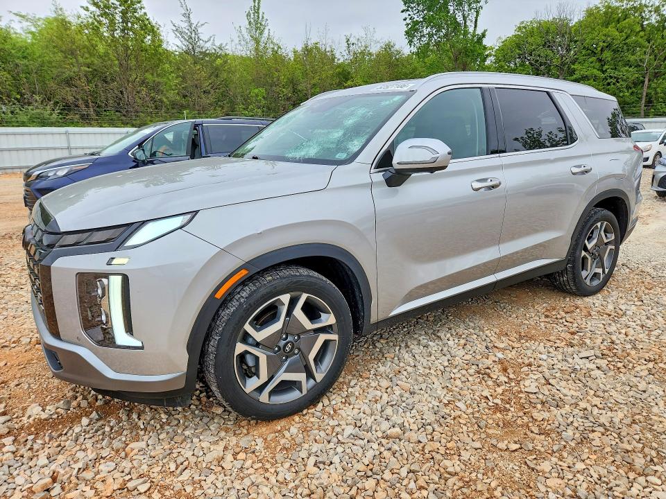 2024 Hyundai Palisade VIN KM8R44GE2RU804662 COPART salvage auction — HAIL, Mo - Salvage Certificate Of Title, sold $14,500 on 2026-07-27 (photo 1)