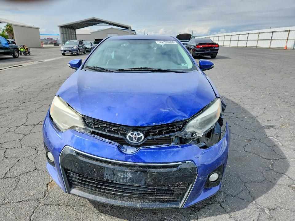 2016 Toyota Corolla VIN 5YFBURHE2GP531766 COPART salvage auction — REAR END, Ca - Salvage Certificate, sold $850 on 2026-07-09 (photo 5)